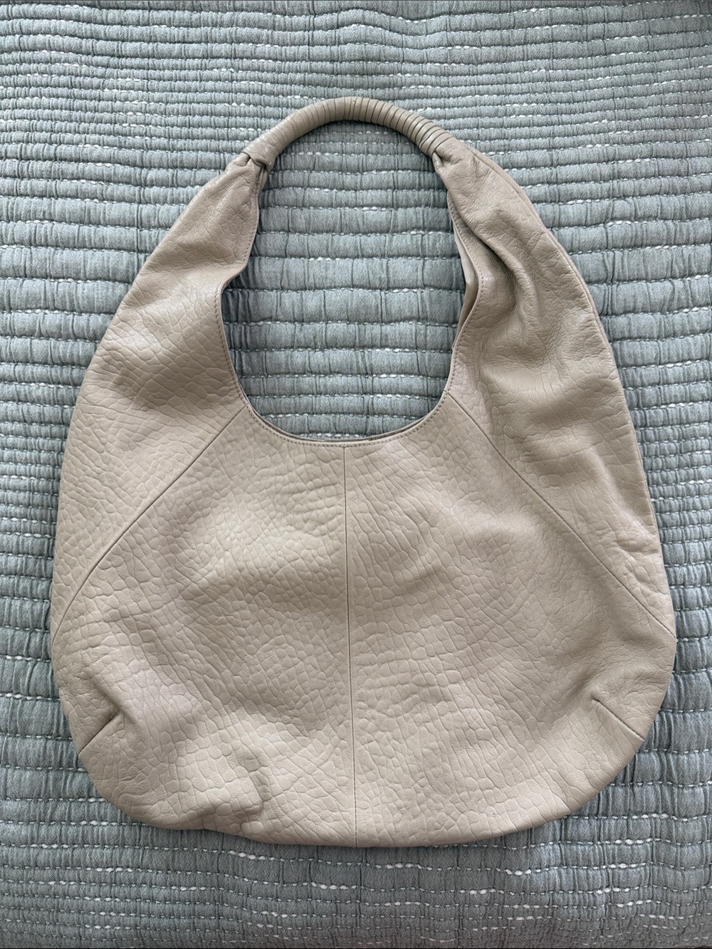 Anthropologie Pebbled Leather Slouchy Shoulder Bag